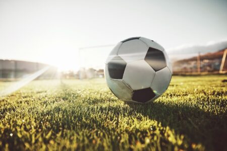 Fotboll på spelplan