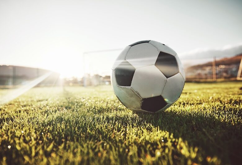 Fotboll på spelplan